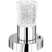 TRIO Piccolo pöytävalaisin LED 4,5 W kromi/jäälasi