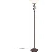 TRIO Lighting Lattiavalaisin Rustica, Ruskea/ruoste, Olohuone/ruokailutila, Metalli, Antiikki
