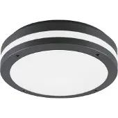 TRIO Kendal LED kattovalaisin 12W IP54 3000K antrasiitti
