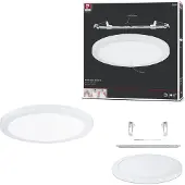 Paulmann Cover it -LED-paneeli tunnistimella 33 cm, Valkoinen/opaali, Olohuone/ruokailutila, Synteettinen materiaali,