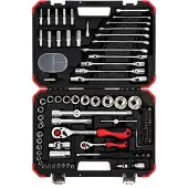 Gedore red Socket Set 1/4 + 1/2 92-pieces
