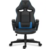 Sense7 Knight armchair black and blue