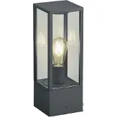 TRIO Garonne pylväsvalaisin IP44 E27 40cm antrasiitti
