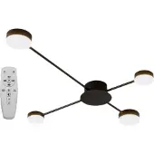 Toolight 4-varinen Led-kattovalaisin APP519-4C Musta
