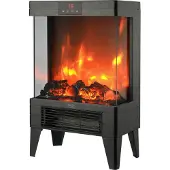 Adler AD 7755 sähkötakka LED-valaistuksella | 3D-liekkiefekti | 2 lämmitysasetusta 1000 W / 2000 W | termostaatti | termostaatti
