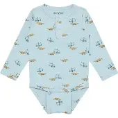 Minymo Body Ls Aop - Blue - 80
