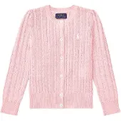 Ralph Lauren Mini-Cable Cardigan Hint Of Pink Hint Of Pink 109-116 cm Vaaleanpunainen 109-116 cm Tytöt