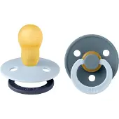 BIBS Studio Colour Fusion Tutti 2-pack Koko 3, Baby Blue Petrol Mix