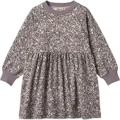 Wheat Jersey Dress L/S Dorthea - Purple - 98