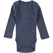 Smallstuff Body Ls, Off. White Drop Needle, Merino Wool - Blue - 92