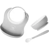 BabyBjörn Ruokintasetti, 3 Kpl Grey Grey One Size Harmaa One Size Pojat, Tytöt