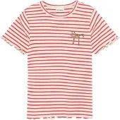 Minymo T-paita - Joustinneule - Maustettu Coral - - 10 v (140) - T-paidat