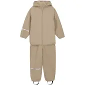 CeLaVi Basic Rainwear Set -Recycle Pu - Beige - 80