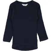 Joha Rib T-paita Laivastonsininen Navy-120 cm Wool Laivastonsininen 120 cm Pojat, Tytöt