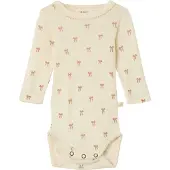 Lil´ Atelier Nbfnalu Ls Wo/Mo Slim Body Lil Noos - Cream - 56