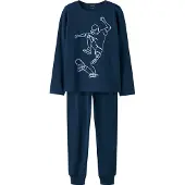 Name it Yöpuku 'NKMTitan Skater' tummansininen / valkoinen