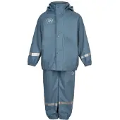Color Kids Sadevaatteet m. Henkselit - PU - Kapteenin Blue - - 1 v (80) - Sadevaatteet