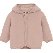 Huttelihut Jacket Ears Wool Fleece - Pink - 104