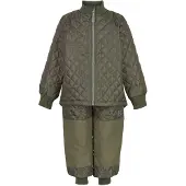Mikk-Line Kevyttoppapuku, Dusty Olive, 128