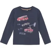 Minymo T-Shirt Ls - Blue - 116