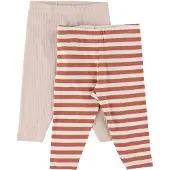 Minymo Leggings (2-Pack) - Multi/patterned - 74