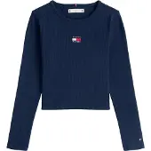Tommy Hilfiger Heritage Flag Rib Knit Tee Ls - Navy - 46