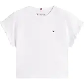 Tommy Hilfiger Kids Paita 'ESSENTIAL' valkoinen