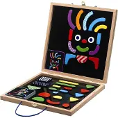 Djeco Magneetit M. Matkalaukku - Geo Bonhomme - - OneSize - Magneettiset lelut