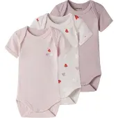 Name it Nbfbody 3P Ss Carinaria Heart Noos - Pink - 74