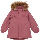 Minymo Snow Jacket W. Fur - Pink - 98