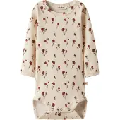 Lil´ Atelier Nbflavo Egi Ls Slim Body Lil - Cream - 56