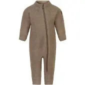 Mikk-Line Wool Baby Suit - Beige - 86