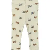 Lil´ Atelier Nbmnalu Wo/Mo Slim Legging Lil Noos - Cream - 62