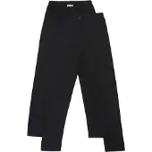 Minymo Sweat Leggings (2-Pack) - Black - 104