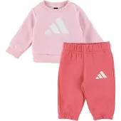 Adidas Treenipuku 'Essentials' vaaleanpunainen / roosa / vaalea pinkki / valkoinen