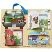 Melissa & Doug Puinen Aktivointilauta Lukolla Ja Salvan (806100) Lelu