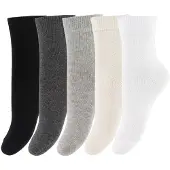 Minymo Ankle Sock - Multi (5-Pack) - Grey - 23-26