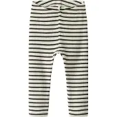 Name it Leggingsit 'NBNBani' tummanruskea / valkoinen