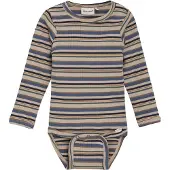 Minymo Body Ls Y/D Rib - Multi/patterned - 62