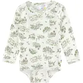 Joha Villa Vauva Body Off White Off white-100 cm Wool Valkoinen 100 cm Pojat, Tytöt