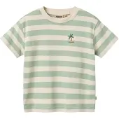 Wheat T-Shirt S/S Liam - Green - 122