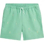 Ralph Lauren Traveler Polo Pony Swim Trunk - Green - 138-149