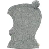 Wheat Knitted Balaclava Pomi - Green - 1-3Y