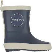 Pom pom Gumboots Solid - Blue - 26