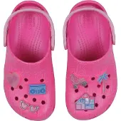 Crocs Mattel Pink Barbie Cls Clg K - Pink - 32/33