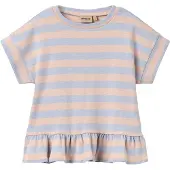 Wheat T-paita - Marie - Powder Stripe - - 6 v (116) - T-paidat