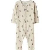 Name it Pyjamahaalari - Joustinneule - NbmDenkab - Peyote Melang - - 74 - Pyjamahaalari