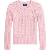 Ralph Lauren 20/2 Cotton-Cable Cn-Tp-Swt - Pink - 132-140