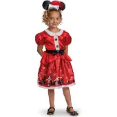 Disguise Naamiaisasut - Christmas Minnie - - 5-6 v (110-116) - Naamiaisasut