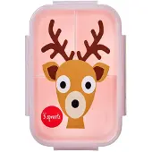 3 Sprouts Lunch Box - Pink - 22X14X6.5CM